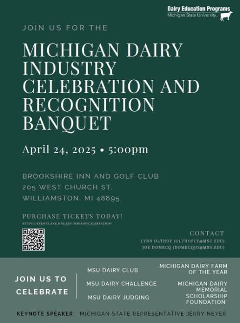 Dairy banquet flier