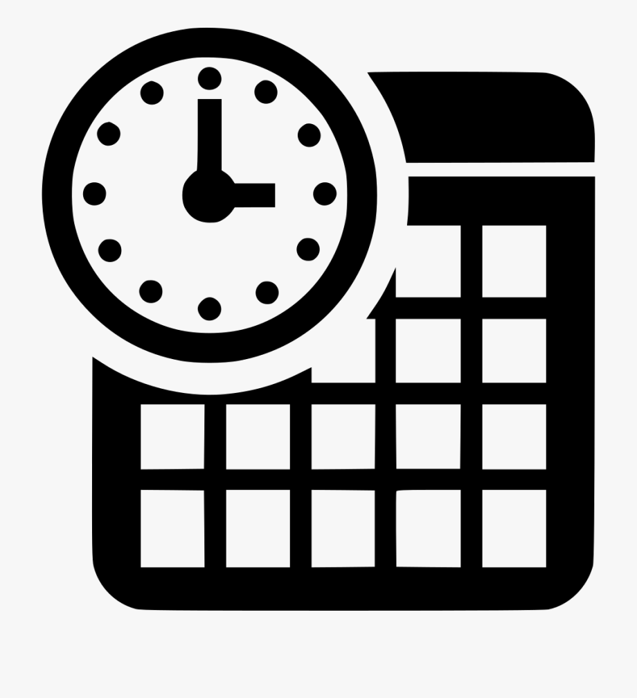 Clock Calendar clipart