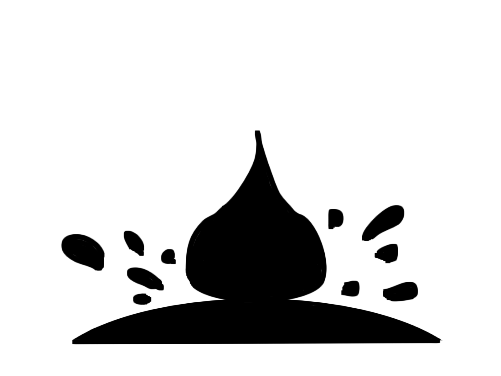 Icon of raindrop