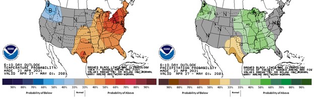 The 6-10 day outlook