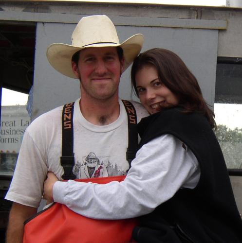 Amber Mae Petersen (The Fish Monger&rsquo;s Wife) and Eric Peterson (Petersen&rsquo;s Fisheries)