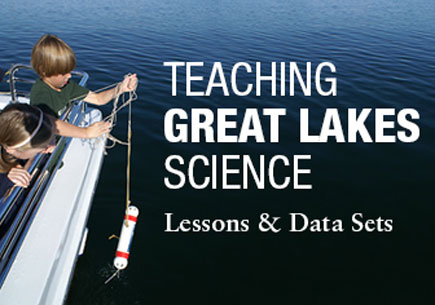 Teaching Great Lakes Science logo image.